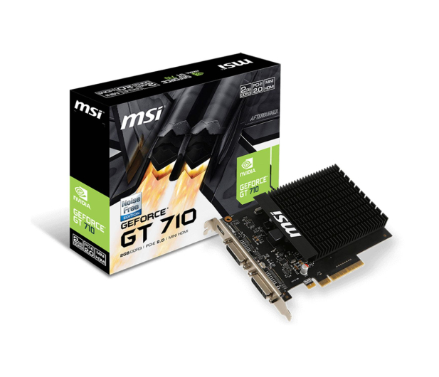 MSI GeForce GT 710 H2D 2GB DDR3 - 336559 - zdjęcie