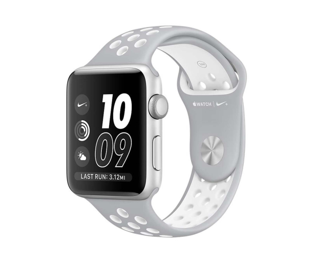 Apple Watch Nike+ 42/SilverAluminium/FlatSilver/White - 326842 - zdjęcie