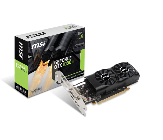 MSI GeForce GTX 1050 Ti 4GT Low Profile 4GB GDDR5 - 340426 - zdjęcie
