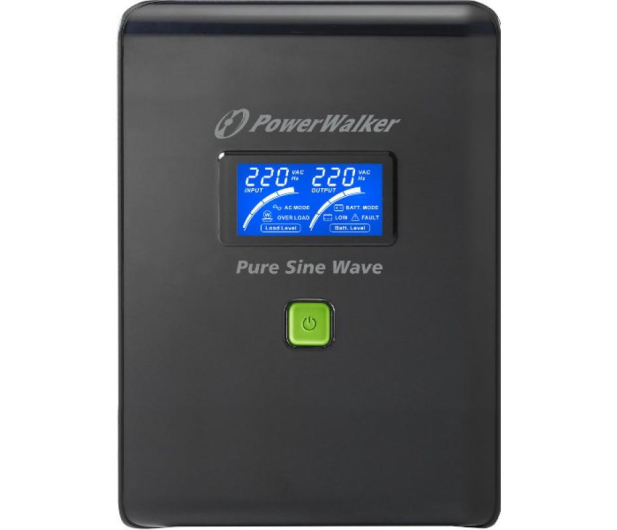 Power Walker LINE-INTERACTIVE (1500VA/1050W, 4xPL, AVR, LCD) - 340875 - zdjęcie 2