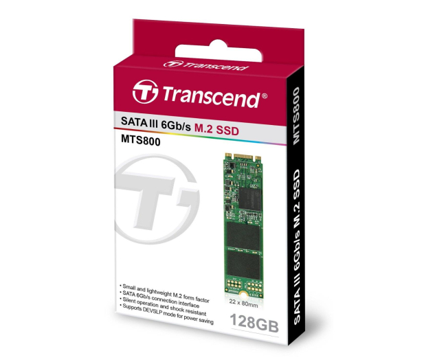 Transcend 128GB M.2 SATA SSD MTS800 - 250396 - zdjęcie 3