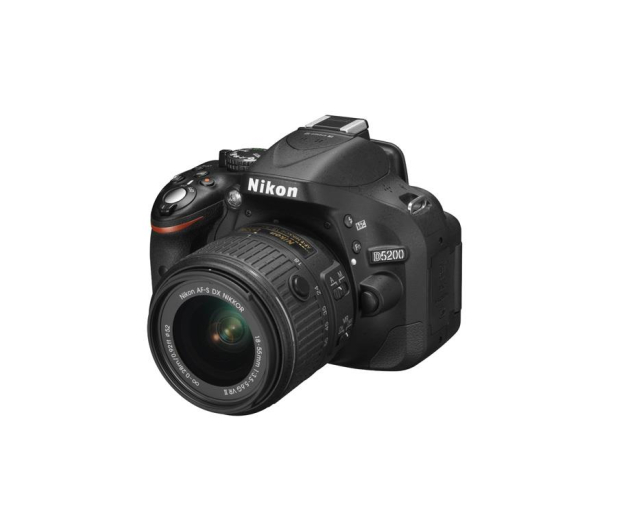 Nikon D5200 czarny +AF-S 18-55 VR II - 121415 - zdjęcie