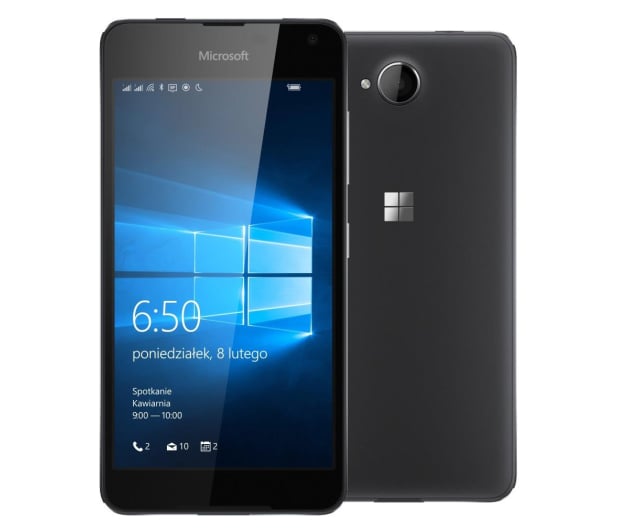 Microsoft Lumia 650 Dual SIM LTE 16 GB czarny - 290731 - zdjęcie