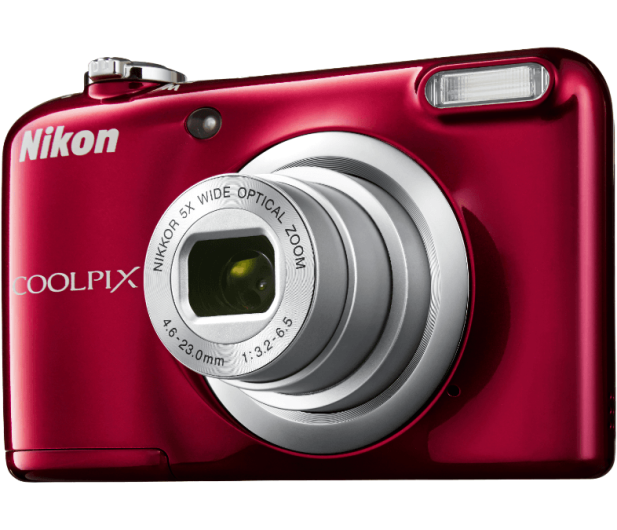 Nikon Coolpix A10 czerwony - 290795 - zdjęcie