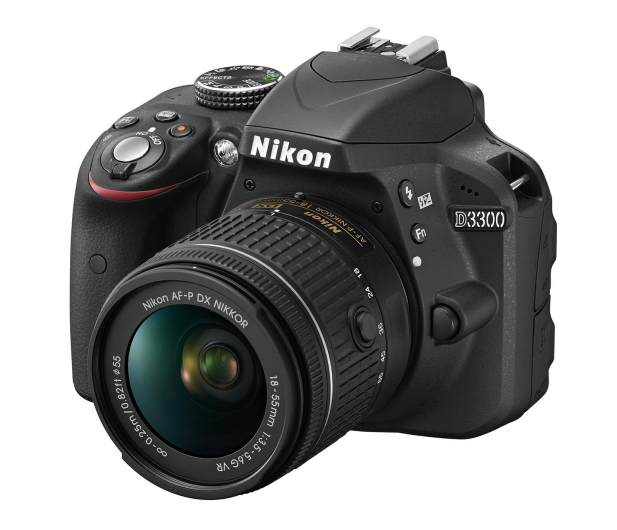 Nikon D3300 czarny + AF-P 18-55 VR - 288898 - zdjęcie