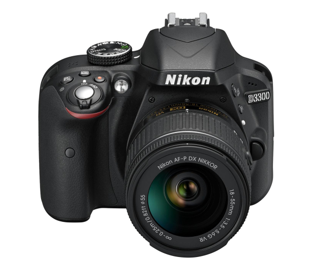 Nikon D3300 czarny + AF-P 18-55 VR - 288898 - zdjęcie 2