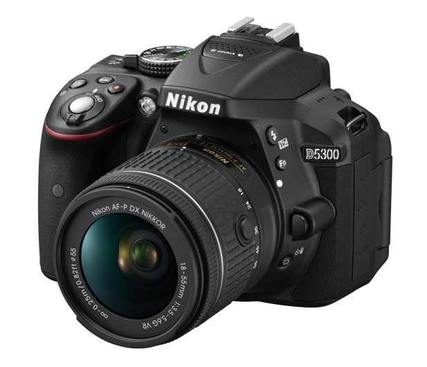 Nikon D5300 + AF-P 18-55mm VR + torba + karta 16GB  - 394225 - zdjęcie