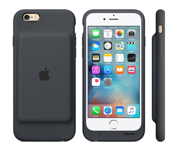 Apple Smart Battery Case do iPhone 6s czarny - 297216 - zdjęcie