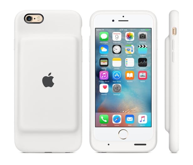 Apple Smart Battery Case do iPhone 6s biały - 297218 - zdjęcie