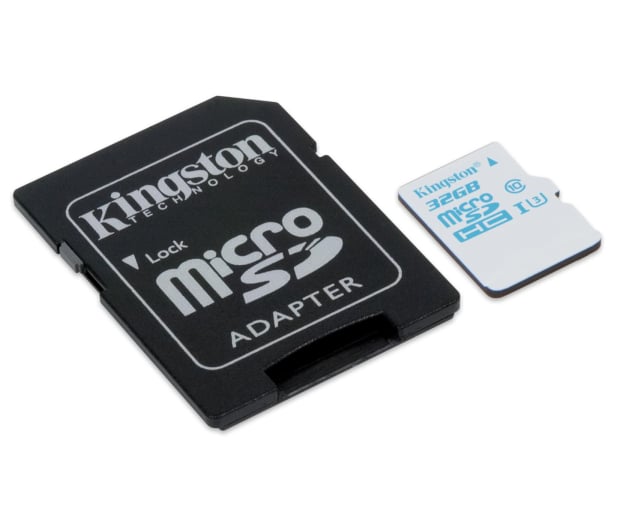 Kingston 32GB microSDHC UHS-I U3 zapis 45MB/s odczyt 90MB/s - 297165 - zdjęcie 3