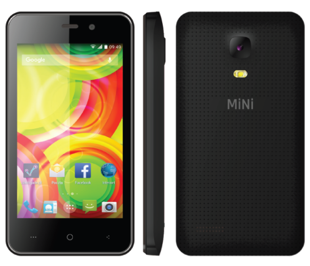 myPhone Mini Dual SIM czarny + kolorowe obudowy - 297885 - zdjęcie