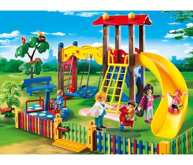 PLAYMOBIL Plac zabaw dla dzieci - 301046 - zdjęcie 3