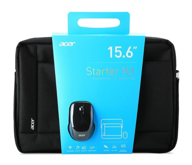 Acer Torba + bezprzewodowa mysz optyczna 1000 DPI - 295223 - zdjęcie