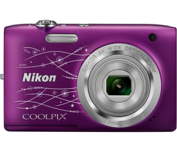 Nikon Coolpix A100 fioletowy z ornamentem - 302521 - zdjęcie