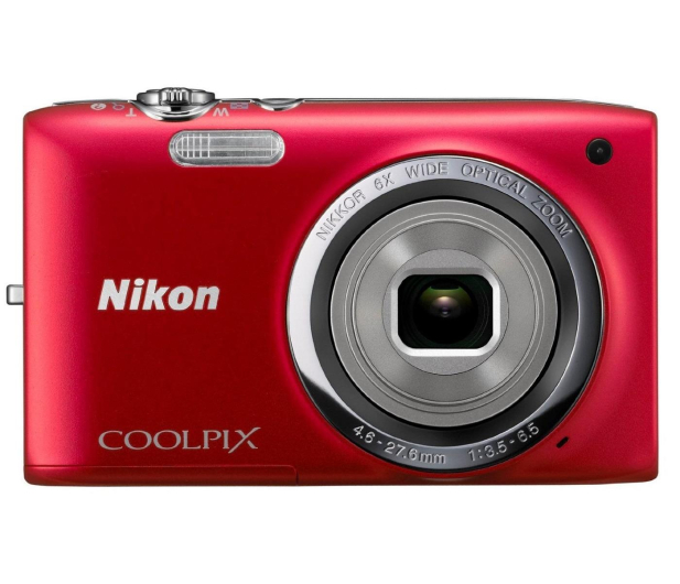 Nikon Coolpix A100 czerwony - 302526 - zdjęcie