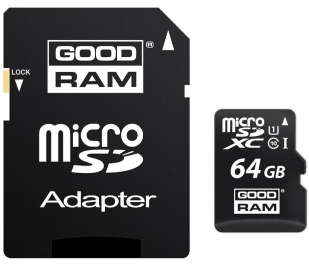 GOODRAM 64GB microSDXC zapis 10MB/s odczyt 60MB/s - 303104 - zdjęcie 2