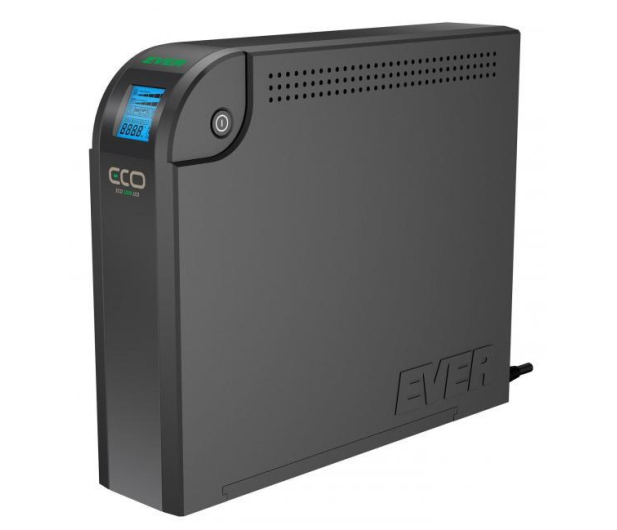 Ever ECO 800 LCD (800VA/500W, 8xIEC, USB, RJ-45, LCD) - 172020 - zdjęcie