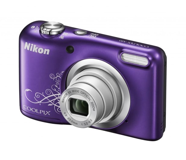 Nikon Coolpix A10 fioletowy z ornamentem - 303575 - zdjęcie