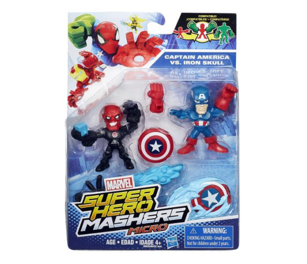 Hasbro Micro Hero Mashers Kapitan Ameryka vs Iron Skull - 299862 - zdjęcie 3