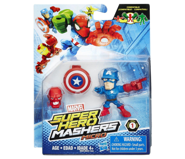 Hasbro Micro Hero Mashers Kapitan Ameryka - 299853 - zdjęcie 2
