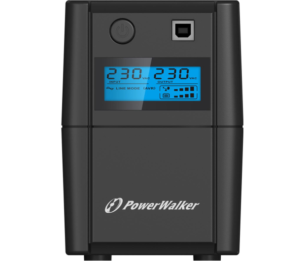 Power Walker VI 650 SHL FR (650VA/360W, 2xPL, USB, LCD, AVR) - 208709 - zdjęcie 3