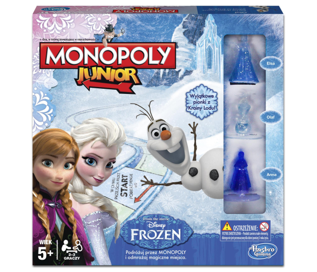 Hasbro Jenga + Monopoly Junior Frozen - 460760 - zdjęcie 2