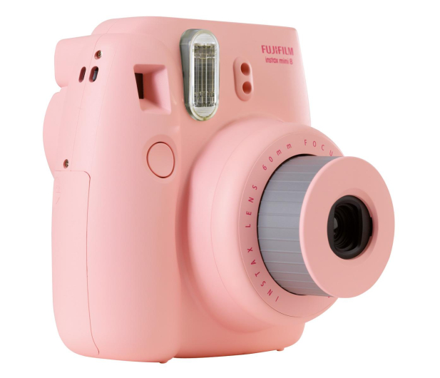 Fujifilm Instax Mini 8 różowy BOX "L" - 364784 - zdjęcie