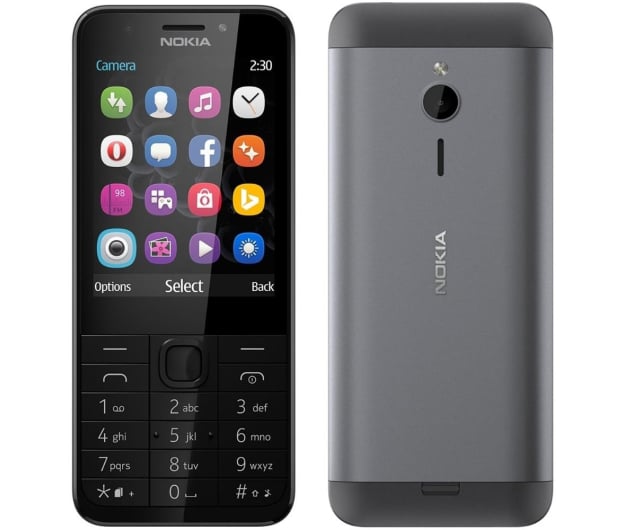Nokia 230 Dual SIM szary - 277451 - zdjęcie 2