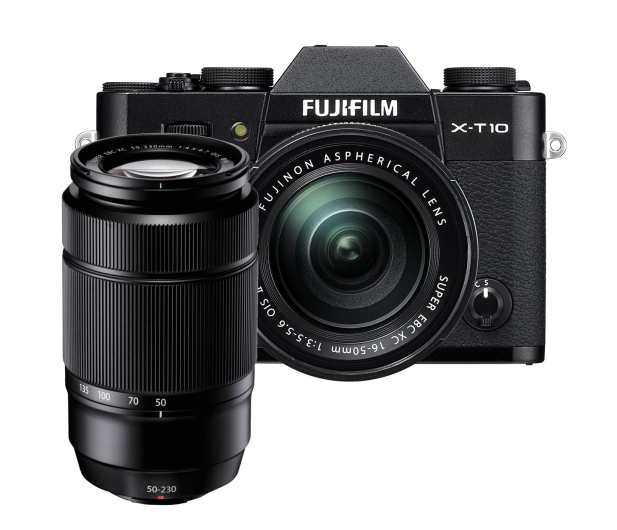 Fujifilm X-T10 + XC 16-50 + XC 50-230 czarny - 312510 - zdjęcie