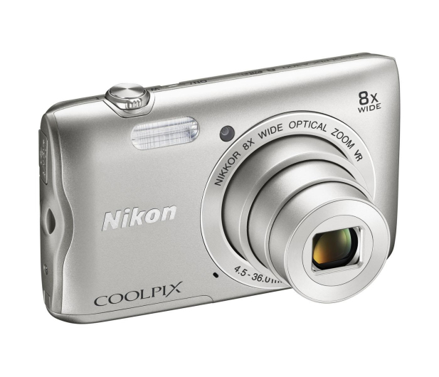 Nikon Coolpix A300 srebrny - 314051 - zdjęcie 4