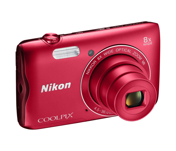 Nikon Coolpix A300 czerwony - 314042 - zdjęcie 4