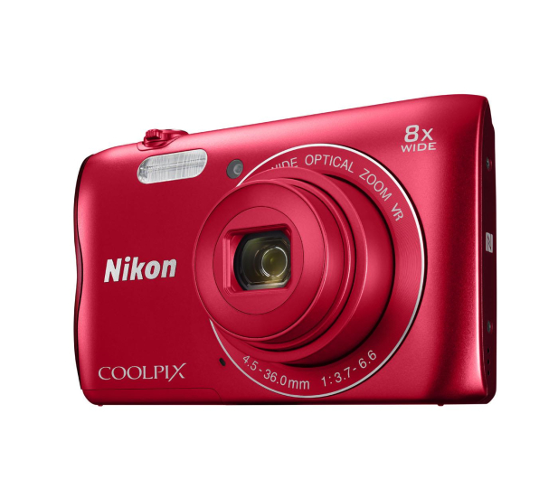 Nikon Coolpix A300 czerwony - 314042 - zdjęcie 2