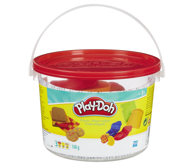 Play-Doh Kolorowe wiaderko czerwone - 287987 - zdjęcie