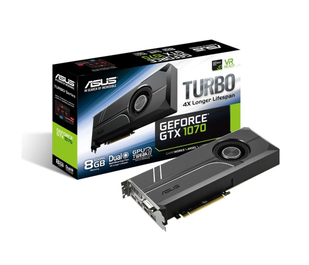 ASUS GeForce GTX 1070 TURBO 8GB GDDR5 - 316627 - zdjęcie