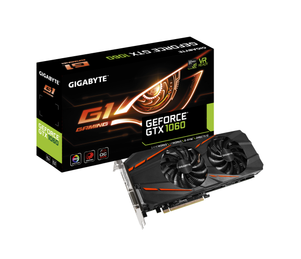 Gigabyte GeForce GTX 1060 G1 Gaming 6GB GDDR5 - 316924 - zdjęcie