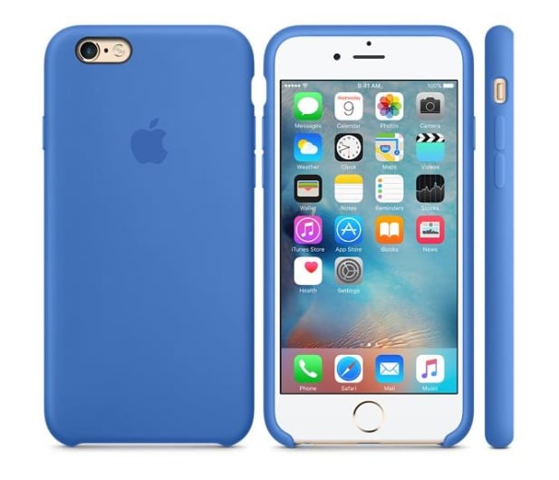 Apple iPhone 6s Silicone Case królewski błękit - 314371 - zdjęcie