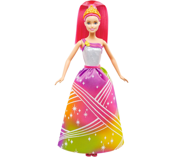Barbie Tęczowa Księżniczka ze światełkami - 320800 - zdjęcie