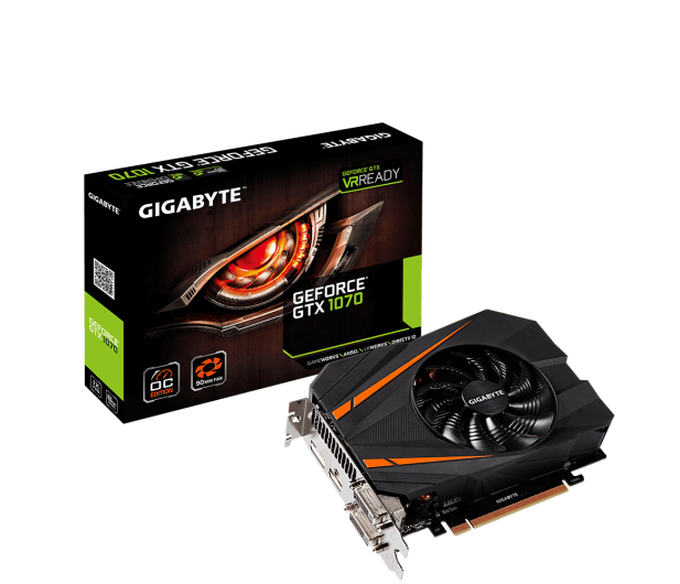 Gigabyte GeForce GTX 1070 Mini ITX OC 8GB GDDR5 - 319262 - zdjęcie
