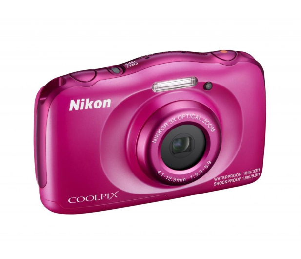 Nikon Coolpix W100 różowy + plecak  - 426239 - zdjęcie
