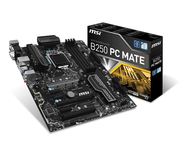 MSI B250 PC MATE (2xPCI-E DDR4 USB3.1/M.2) - 343292 - zdjęcie