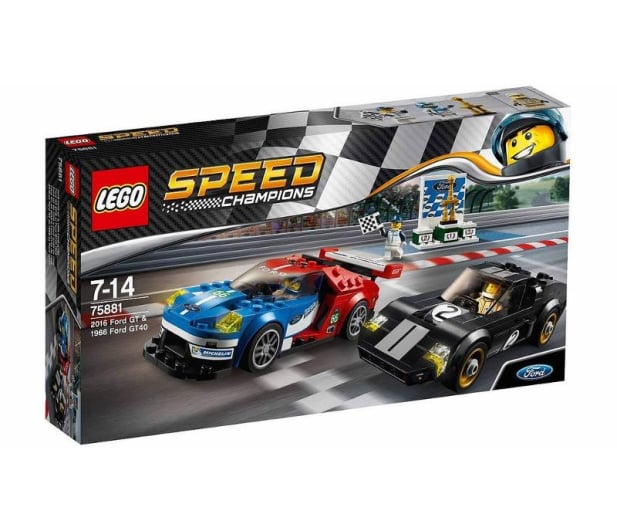 LEGO Speed Champions Ford GT 2016r. i Ford GT40 1966r. - 343692 - zdjęcie