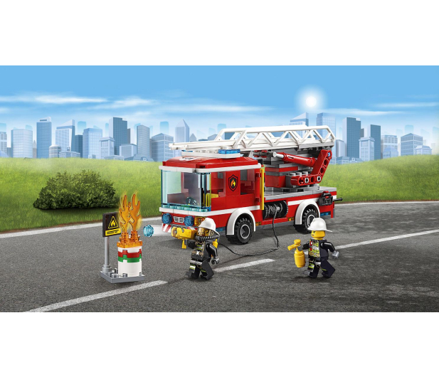 LEGO City Wóz strażacki z drabiną - 282525 - zdjęcie 2
