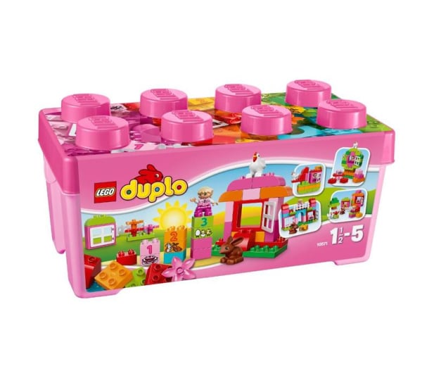 LEGO DUPLO Creative Play Zestaw z różowymi klockami - 169018 - zdjęcie
