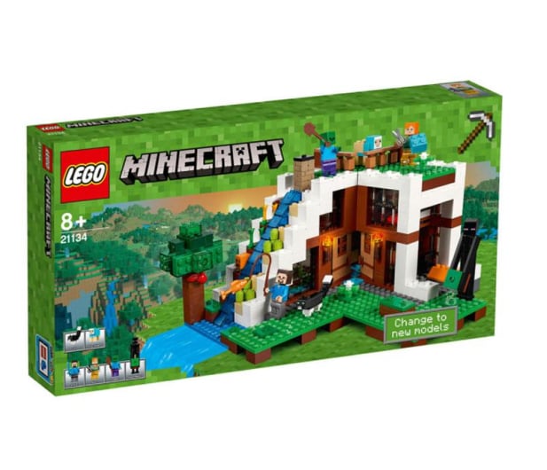 LEGO Minecraft Baza pod wodospadem - 343571 - zdjęcie