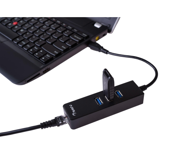 SHIRU Hub 3x USB3.0 + Gigabit Ethernet - 338300 - zdjęcie 3