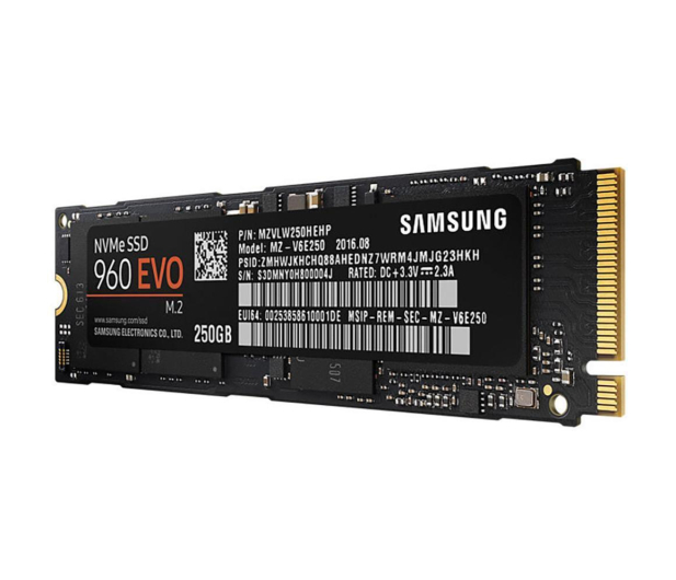 Samsung 250GB 1,8'' Seria 960 EVO M.2 2280 NVMe - 346493 - zdjęcie 2