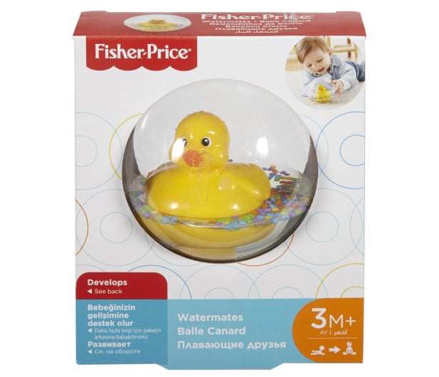 Fisher-Price Kąpielowa kaczuszka - żółta - 344516 - zdjęcie 4
