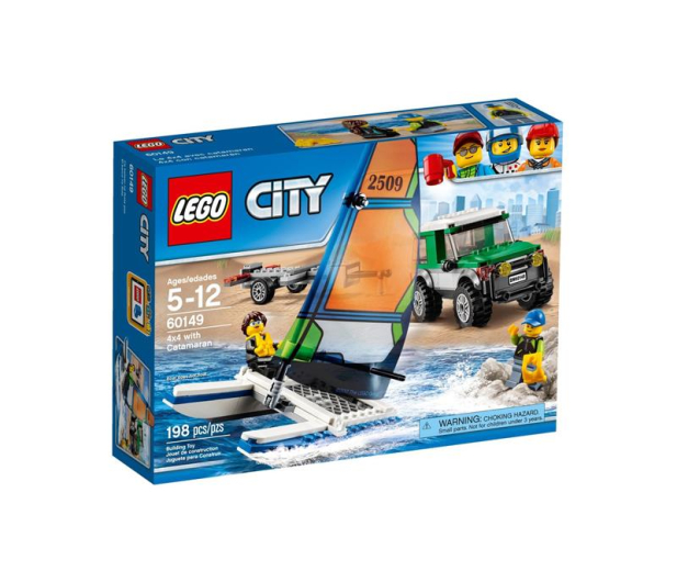 LEGO City Terenówka 4x4 z katamaranem - 343708 - zdjęcie
