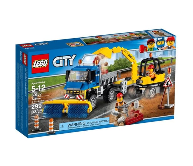 LEGO City Zamiatacz ulic i koparka - 343713 - zdjęcie