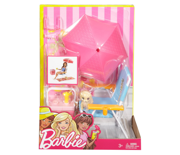 Barbie Akcesoria Wypoczynkowe Plaża - 347418 - zdjęcie 2